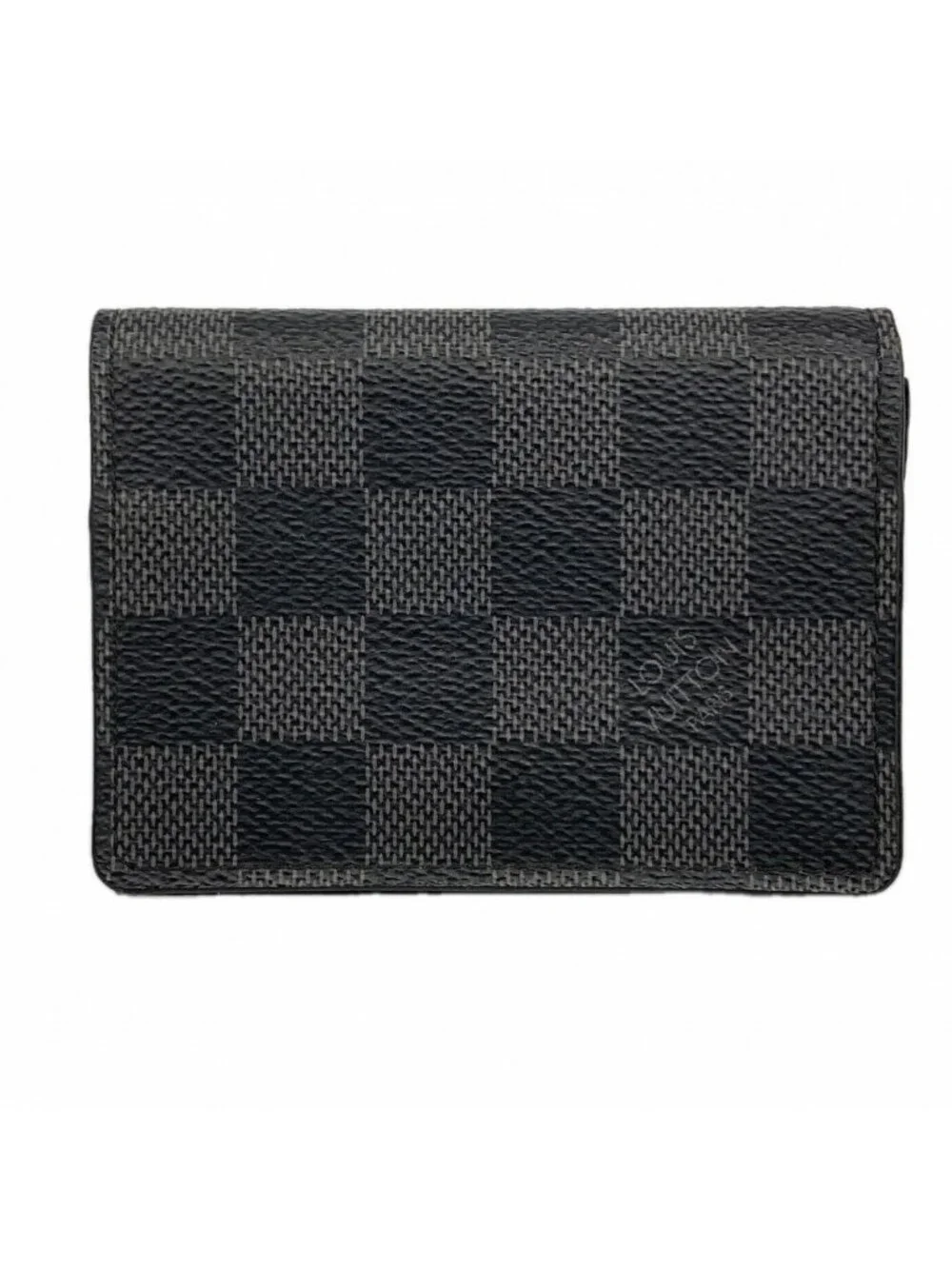 Louis Vuitton Business Card Holder Damier Graphite Black